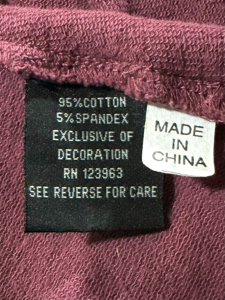 š NWT from Buckle ā09! š Cyber Y2K Hoodie - Bling Alt Graphics (Juniorsā L)