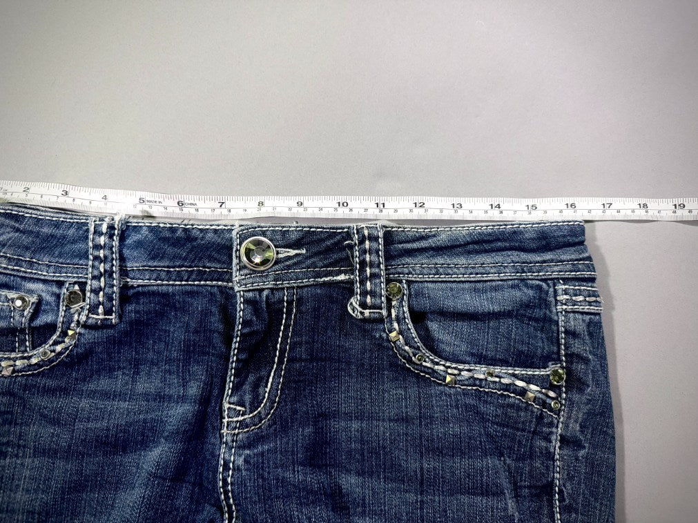 Western Glam Low Rise Bootcut - Grace In LA Denim (Women’s 28)