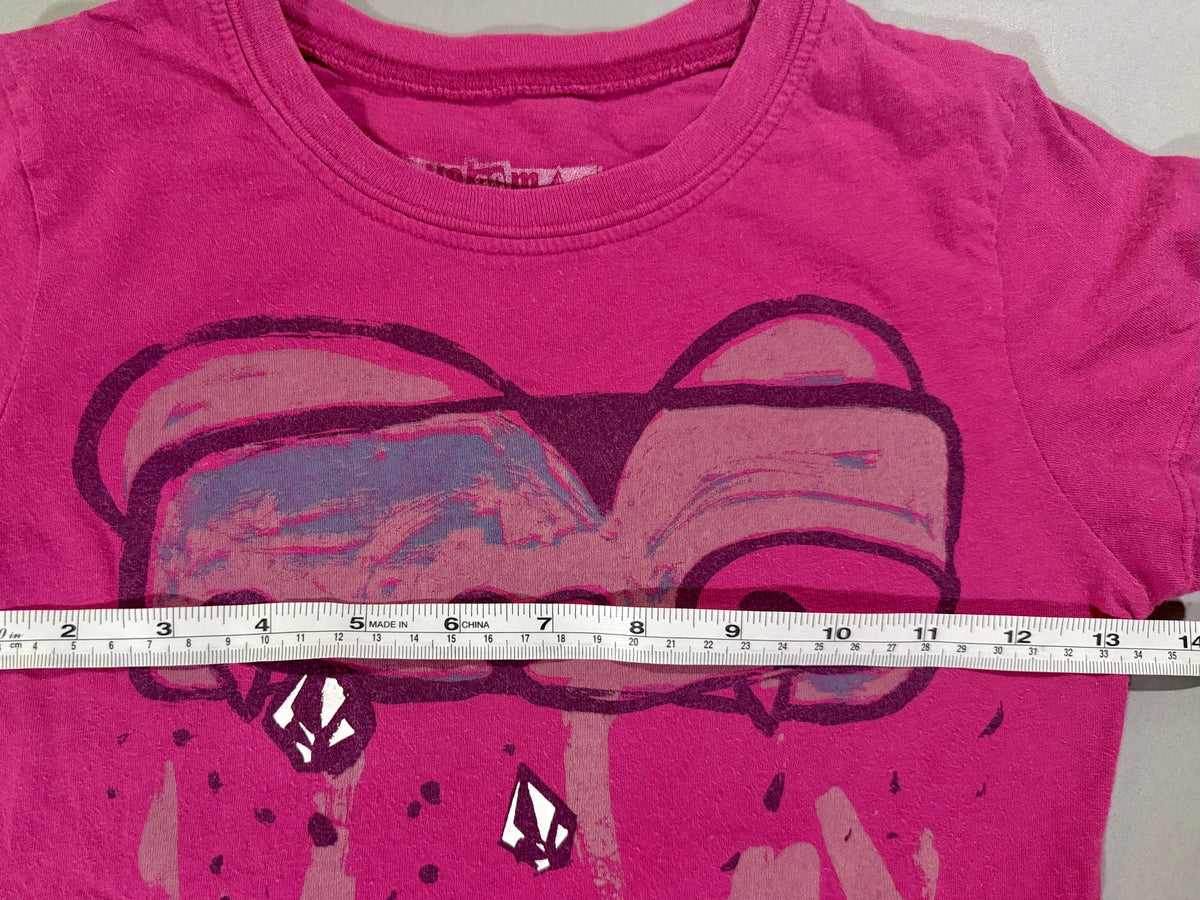VTG 2006 Volcom Graphic Tee - Pink Skater Girl (Women’s XS)
