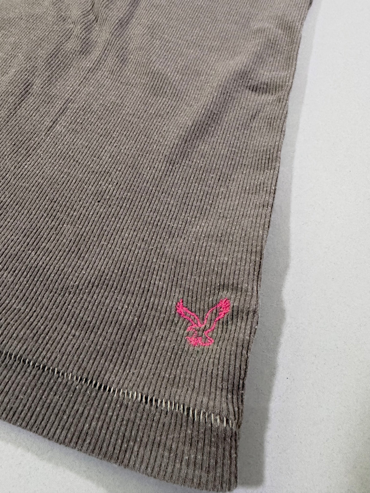 VTG American Eagle Tank w/Embroidered Logo - Brown & Pink (Women’s S)