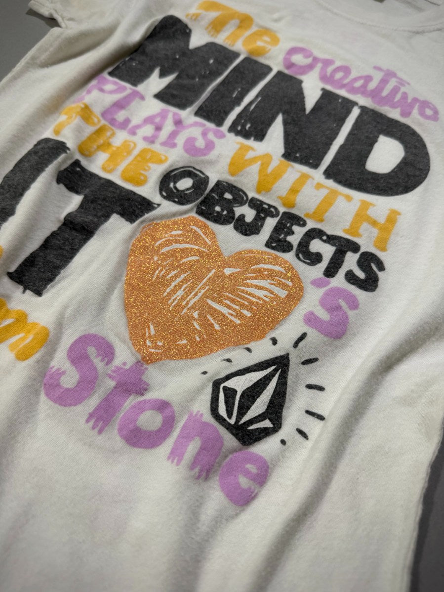 VTG Volcom Graphic Tee - Y2K Skater Girl (Juniors’ S)