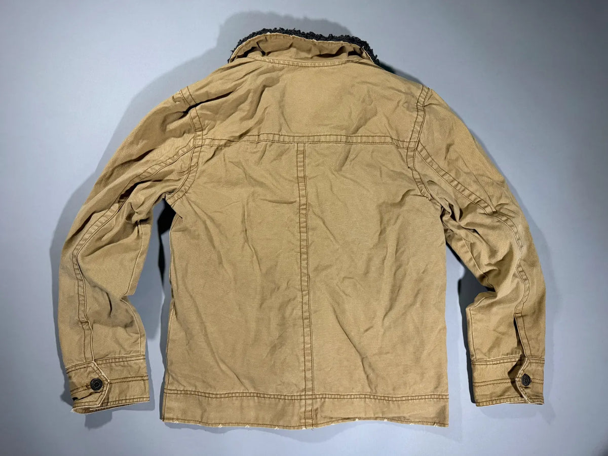VTG ‘09 Aeropostale Utility Jacket - Canvas w/Sherpa Collar (Men’s S)