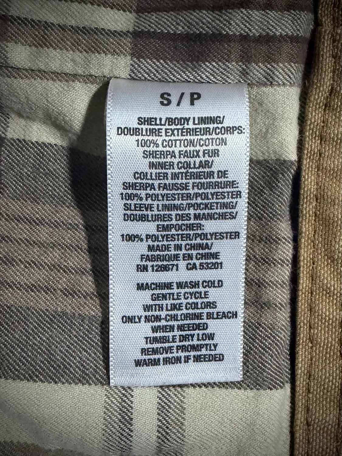VTG ‘09 Aeropostale Utility Jacket - Canvas w/Sherpa Collar (Men’s S)