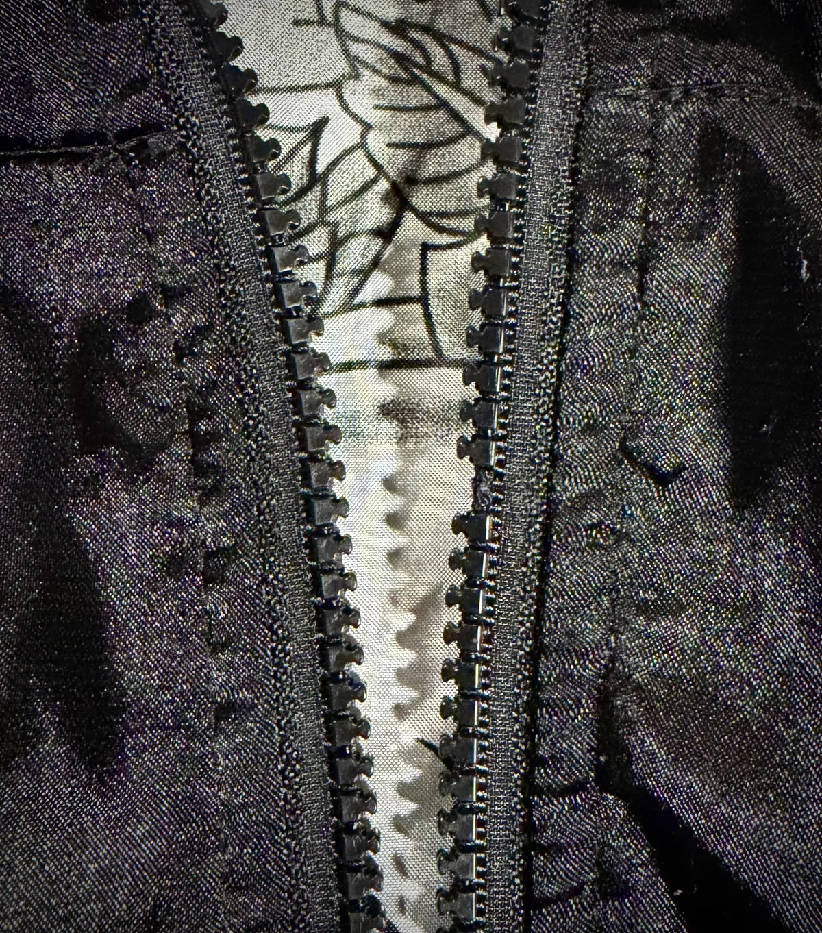 VTG Ed Hardy Satin Bomber Jacket - ‘07 Bedazzled Zip-Up (Women’s L)