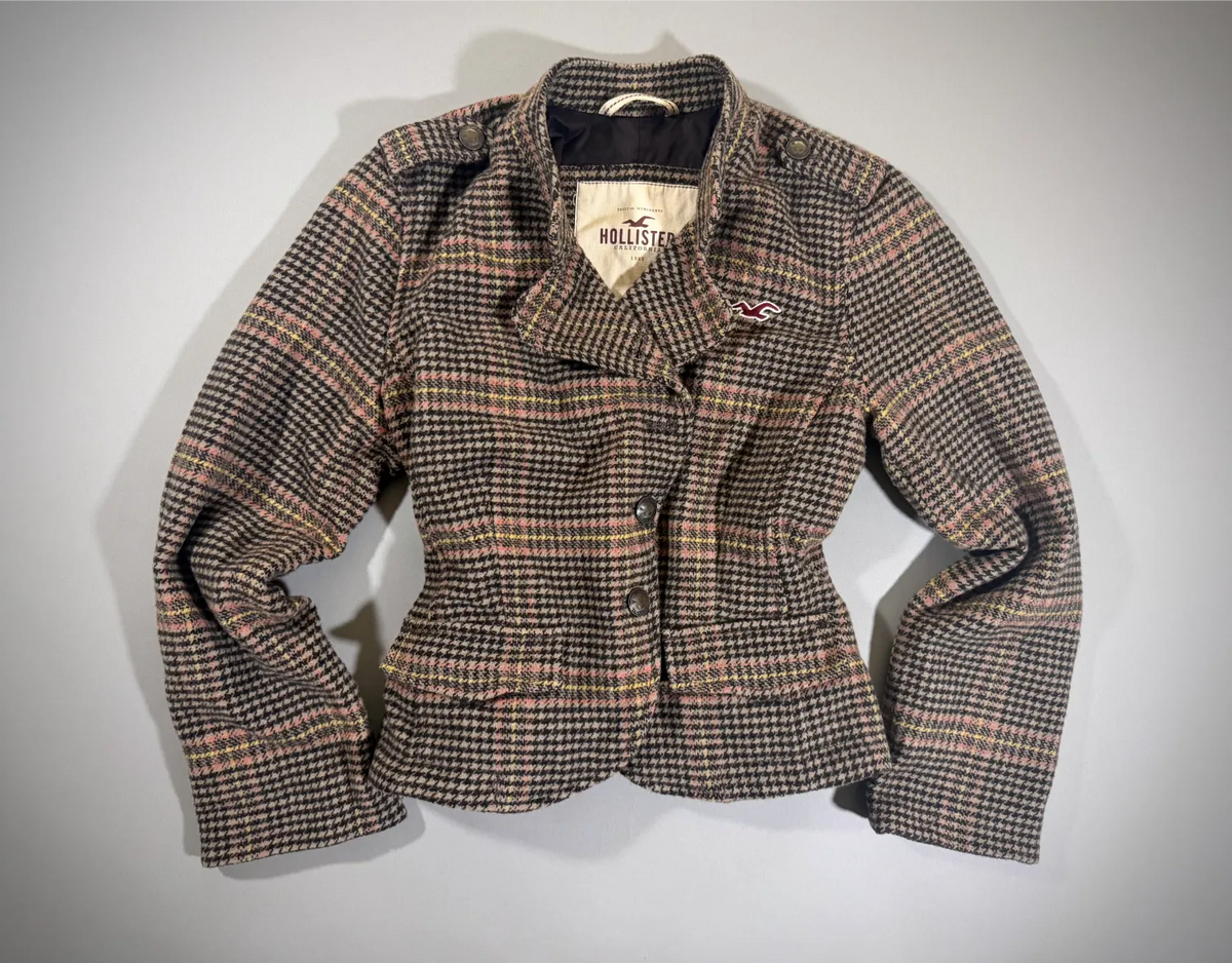 VTG Hollister Wool-Blend Jacket - ‘09 Dark Academia (Juniors’ M)