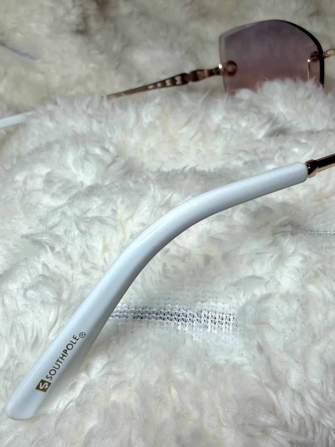 Southpole Y2K Bling Sunglasses - Pink Gradient Cat Eye Shades