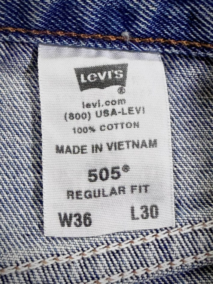 VTG & NWT 2004 Levi’s 505 - 100% Cotton Deadstock Jeans (Men’s 36x30)