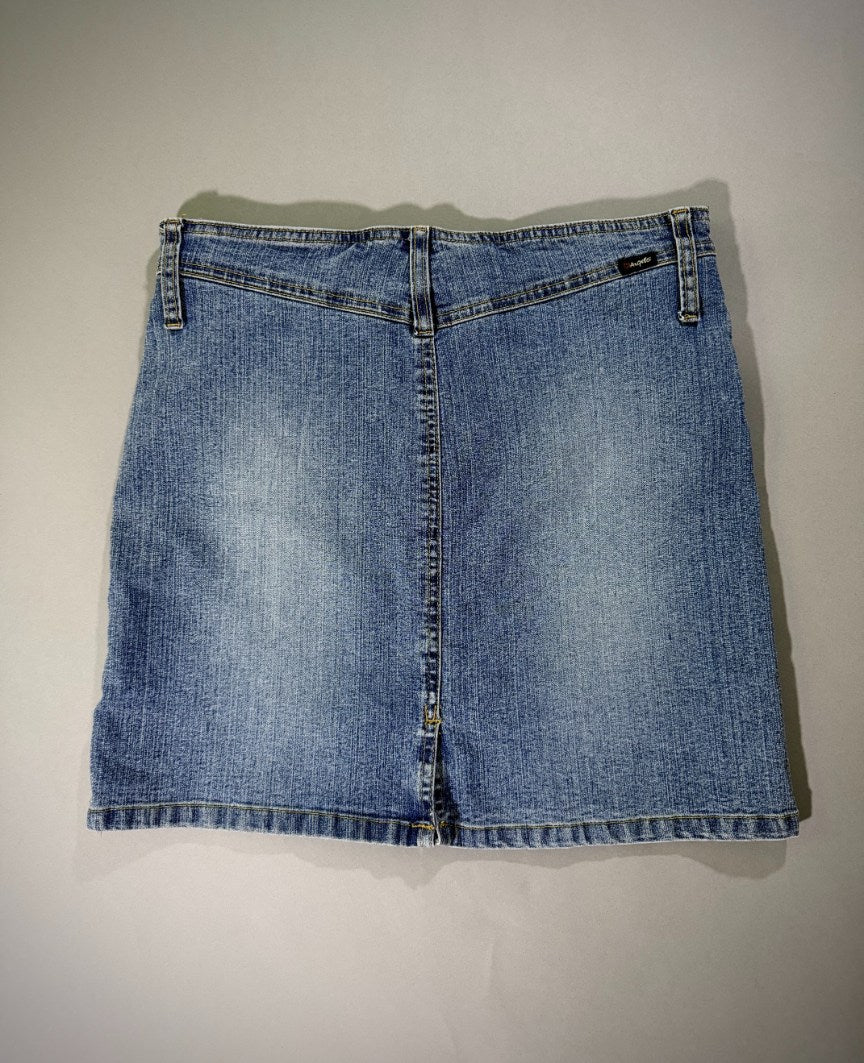 VTG Angels Jeans Mini Skirt - Y2K Low Rise Denim (Juniors’ 7)