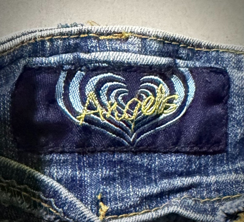 VTG Angels Jeans Mini Skirt - Y2K Low Rise Denim (Juniors’ 7)