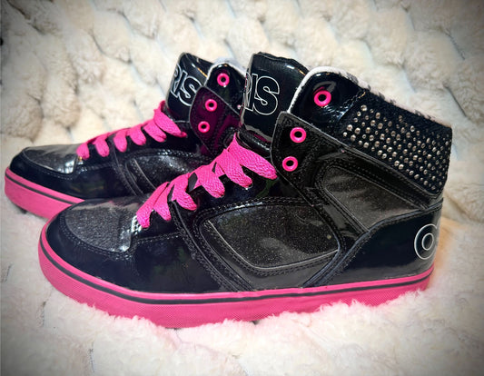 Y2K & RARE Bling Osiris NYC 83 - Emo/Scene Skate Shoes (Women’s 8.5)