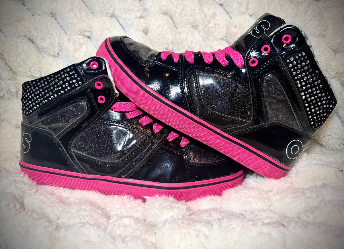 Y2K & RARE Bling Osiris NYC 83 - Emo/Scene Skate Shoes (Women’s 8.5)